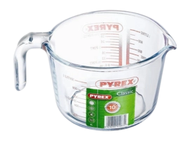 Misurino Pyrex Classic 1 L, Caraffa graduata, Vetro, Con tacche di misurazione