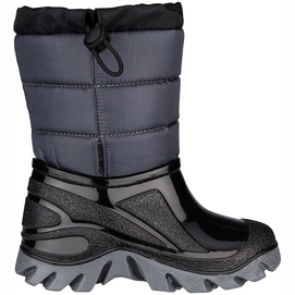 Snow Boots Winter-Grip Junior Welly Walker Black Grey-Shoe Size 10 - 11