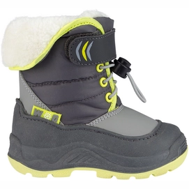 Snow Boots Winter-Grip Junior Hoppin Bieber Anthracite Grey Light Green-Shoe Size 11
