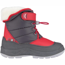 Snow Boots Winter-Grip Junior Hoppin Bieber Anthracite Red Grey-Shoe Size 9
