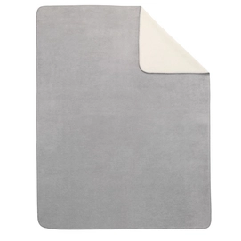 Plaid s.Oliver Doubleface Silber/Wollweiß
