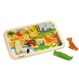 Puzzle de Formes Janod Chunky Animaux Zoo