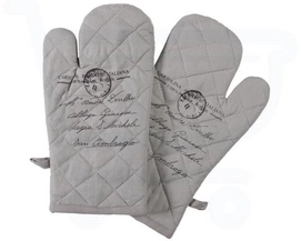 Ofenhandschuhe Aquanova Torino Grau (2er Set)