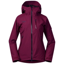 Veste Bergans Women Haglebu Ins Beet Red Mel Purple Velvet