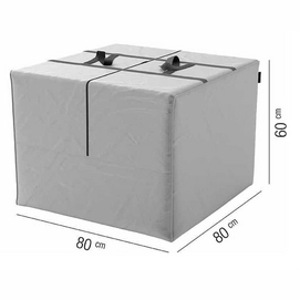 Tuinkussentas AquaShield Light Grey (80 x 80 x 60 cm)