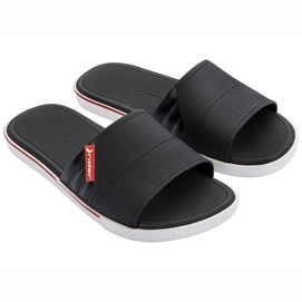 Claquettes Rider Men Spin Slide White Black