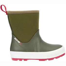 Snow Boots Winter-Grip Junior Neo Welly Army Green Red