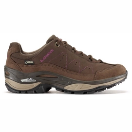 Wandelschoen Lowa Women Toro Ii GTX Lo Espresso Eggplant