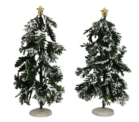 Luville Schneebedeckter Nadelbaum (2 Stück)