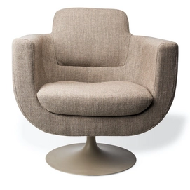 Swivel POLSPOTTEN Chair Kirk Beige