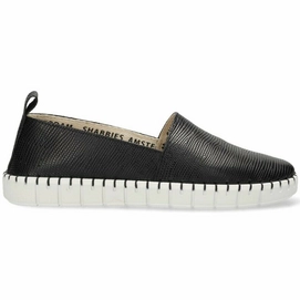 Mocassins Shabbies Amsterdam Women 120020077 Printed Leather Black-Taille 38