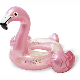 Opblaasfiguur Intex Glitter Flamingo Tube Roze