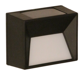 Wandlamp Luxform Solar Hybrid Intelligent Maryland Black 15 Lumen