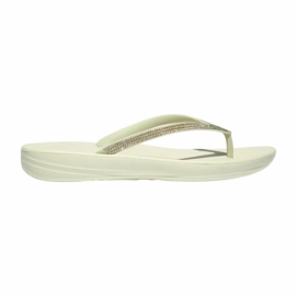 FitFlop Women iQushion Ombre Sparkle Minty Green-Schoenmaat 38