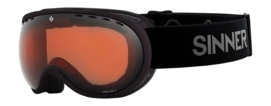 Skibrille Sinner Vorlage S Unisex Matte Black Double Orange Sintec Vent