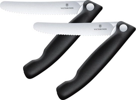 Tomatenmes Victorinox Swiss Classic Zwart (2-Delig)