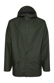 Regenjas RAINS Unisex Jacket Green-XS