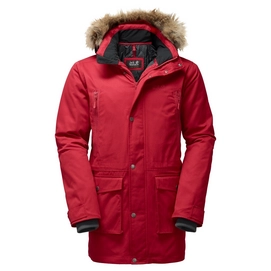 Winter Jacket Jack Wolfskin Volcanic Mountain Indian Red