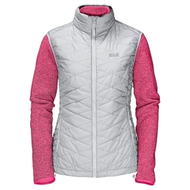 Fleece Body Warmer Jack Wolfskin Caribou Glen Women Grey Haze