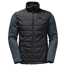Sweatjacke Jack Wolfskin Caribou Glen Phantom Schwarz Herren