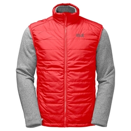 Fleecejacke Jack Wolfskin Caribou Glen Fiery Rot Herren