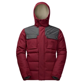 Jas Jack Wolfskin Men Banff Springs Dark Red Checks