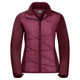 Jacket Jack Wolfskin Women Grassland Hybrid Garnet Red