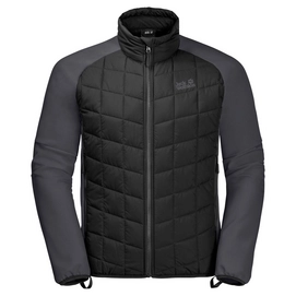 Jacke Jack Wolfskin Grassland Hybrid Schwarz Herren