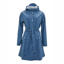 Regenjacke RAINS Curve Jacket Faded Blue Damen