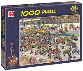Puzzel Jumbo Motorbike Race (1000 Stukjes)