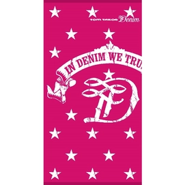 Strandtuch Tom Tailor Jaquard Velours Pink