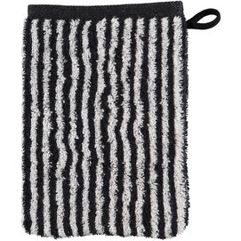 Washcloth Cawö Zoom Stripes Black (Set of 6)
