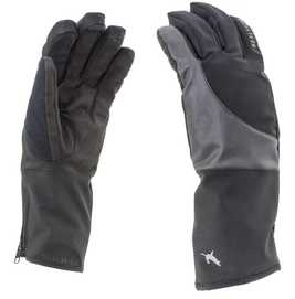 Fietshandschoen Sealskinz Men Thermal Reflective Cycle Glove Black