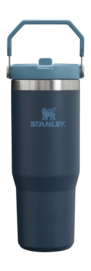 Thermosbeker Stanley The IceFlow Flip Straw Navy 0,89L