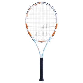 Raquette de Tennis Babolat Femme Evoke 102 Blanc Bleu Orange 2021 (Cordée)-Taille L3