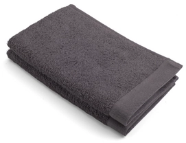 Gastendoek Walra Remade Cotton Blend Grijs (Set van 2)