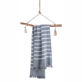Hamamdoek Walra Fouta Sunny Stripes Blauw