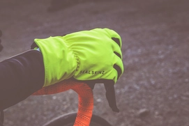 Fietshandschoen Sealskinz Women Brecon Hi Vis Yellow