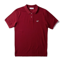 Polo Edmmond Studios Men Wilson Plain Bordeaux