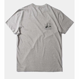 T-Shirt Edmmond Studios Men Hooked Plain Grey Melange