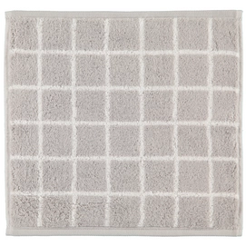Face Towel Cawö Zoom Karo Platinum (Set of 6)