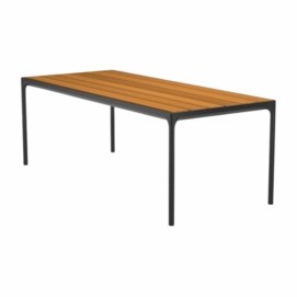 Tuintafel Houe Four Table Bamboo Black 90x210 cm