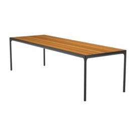 Tuintafel Houe Four Table Bamboo Black 90x270 cm