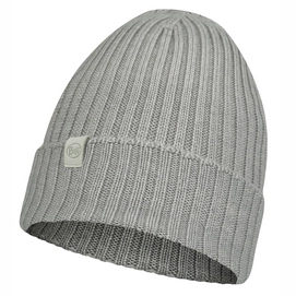Beanie Buff Merino Wool Knit 1L Norval Light Grey