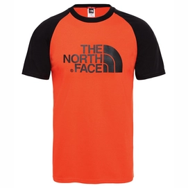 T-Shirt The North Face Mens Raglan Easy Fiery Red
