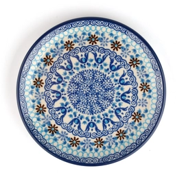 Kuchenteller Bunzlau Castle Blue Coral (16 cm)