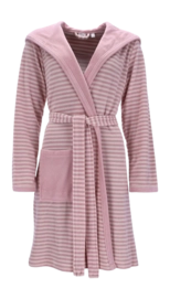 Badjas Esprit Women Striped Hoody Rose