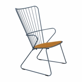 Loungestoel Houe Paon Lounge Chair Midnight blue