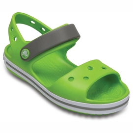 Sandaal Crocs Crocband Sandal Kids Volt Green/Smoke