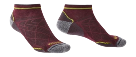Sok Bridgedale Unisex Hike Ultra Light T2 Coolmax Performance Low Bordeaux